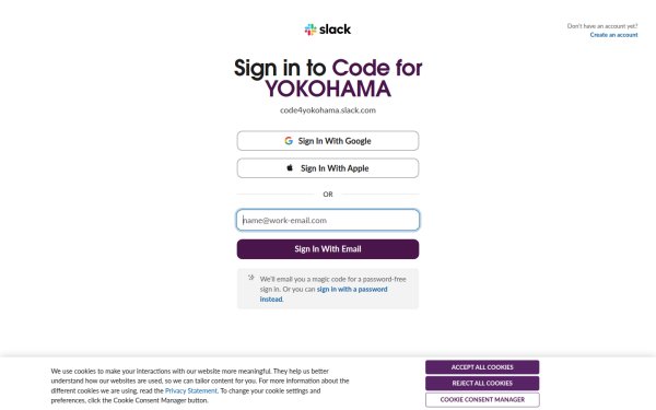 code4yokohama.slack.com