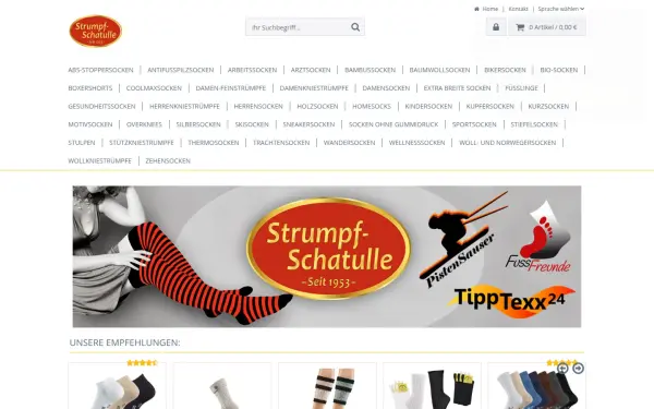www.strumpf-schatulle-shop.de