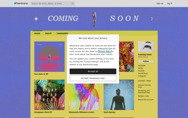 comingsoonofficial.bandcamp.com