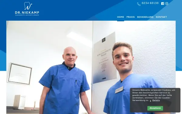 www.zahnaerzte-am-kortlaender.de