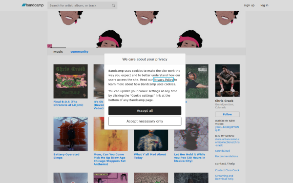 chriscrack.bandcamp.com