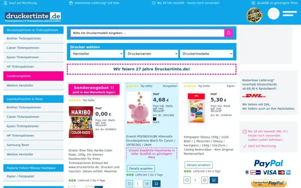 www.druckertinte.de