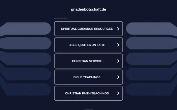gnadenbotschaft.de