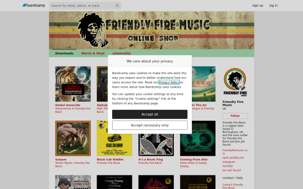 friendlyfiremusic.bandcamp.com