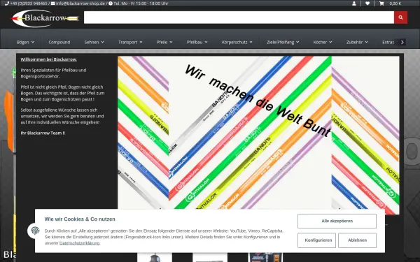 www.blackarrow-shop.de