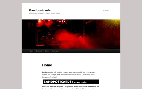 bandpostcards.de