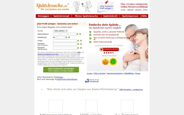 www.spaetzlesuche.de
