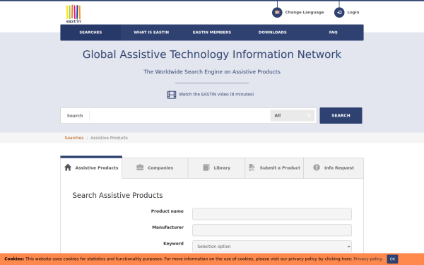 www.eastin.eu