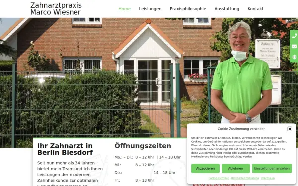 www.zahnarztpraxis-marcowiesner.de