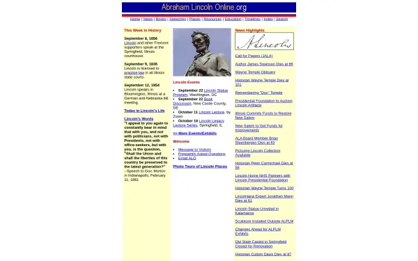 abrahamlincolnonline.org