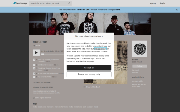 wearenolife.bandcamp.com