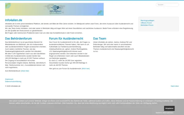 www.info4alien.de
