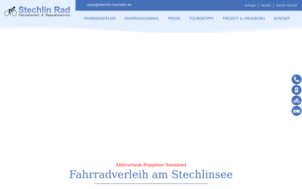 www.fahrradverleih-stechlin.de