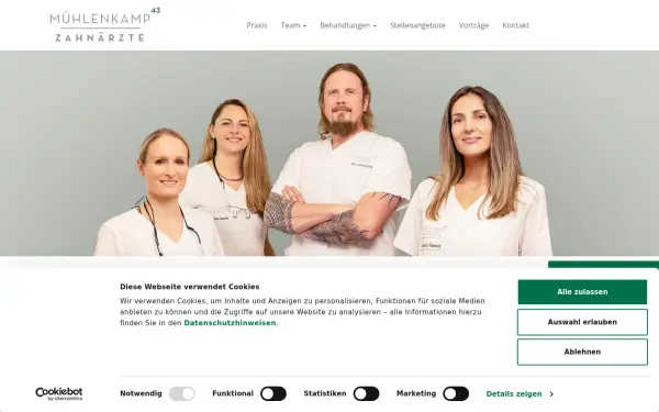 www.zahnaerzte-muehlenkamp.de