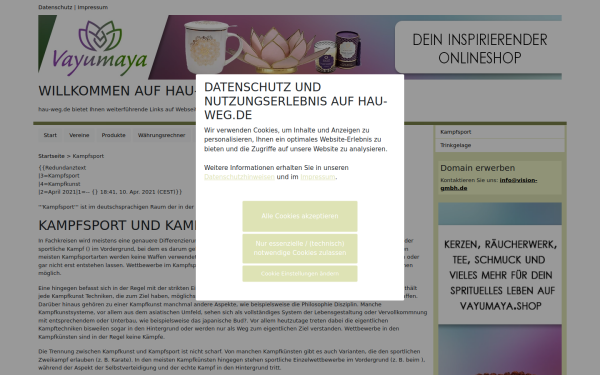 www.hau-weg.de