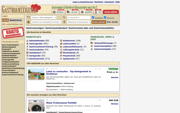 www.gastroanzeigen.at
