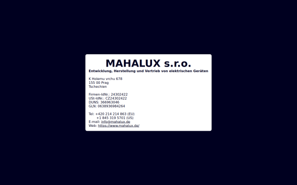 www.mahalux.de