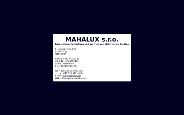 www.mahalux.de