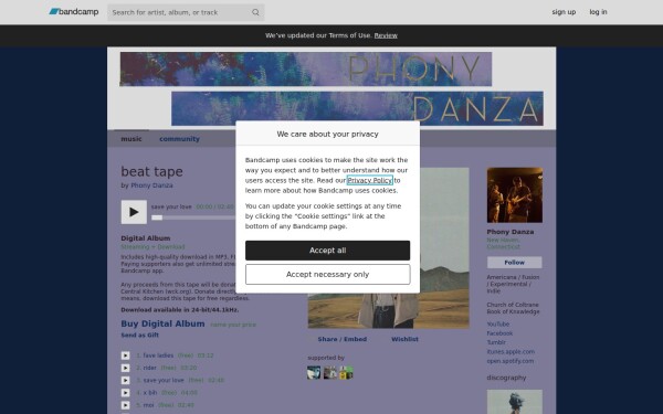 phonydanza.bandcamp.com