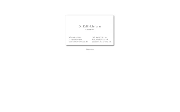 drralfhohmann.de