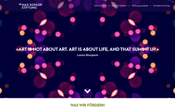 www.maxkohler-stiftung.ch