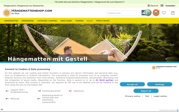 haengemattenshop.com