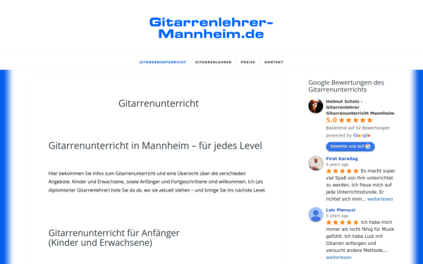 gitarrenlehrer-mannheim.de