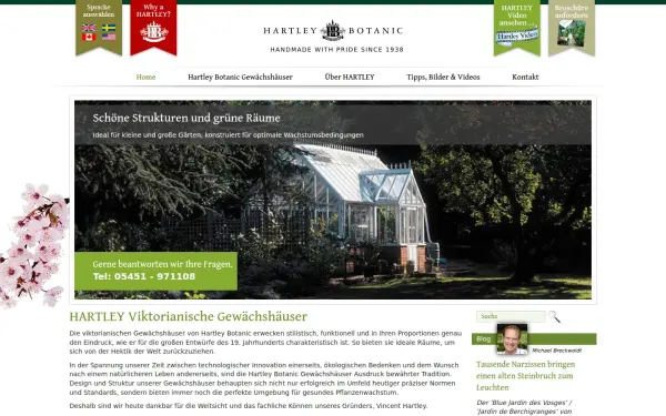 www.hartley-gewaechshaeuser.de