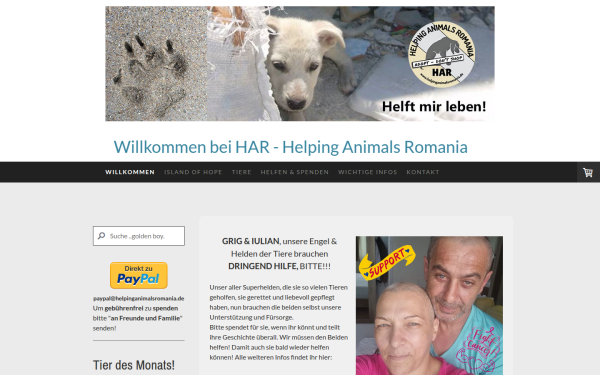 www.helpinganimalsromania.de