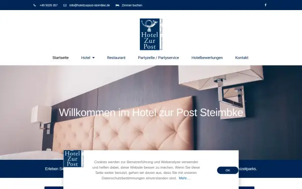 www.hotelzurpost-steimbke.de