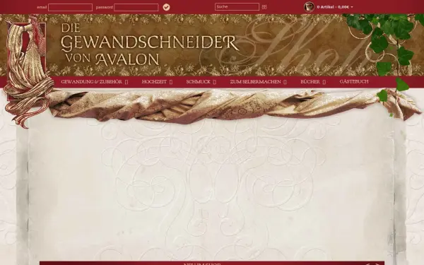 diegewandschneidervonavalon.de