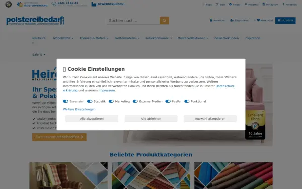 www.polstereibedarf-online.de