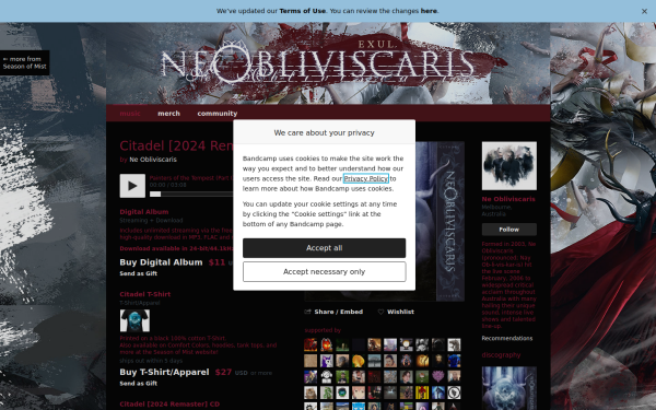 neobliviscarissom.bandcamp.com