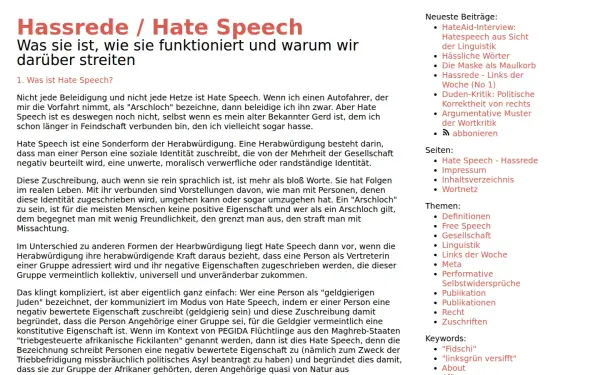 hassrede.de