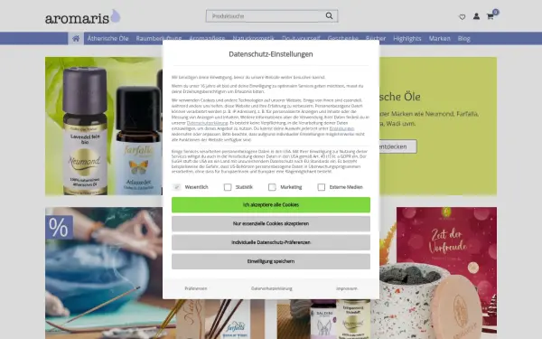 www.aromaris.de