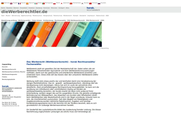 www.diewerberechtler.de