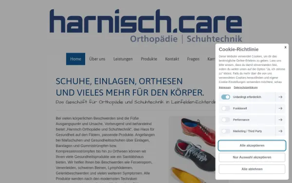 www.harnisch-orthopaedie.de