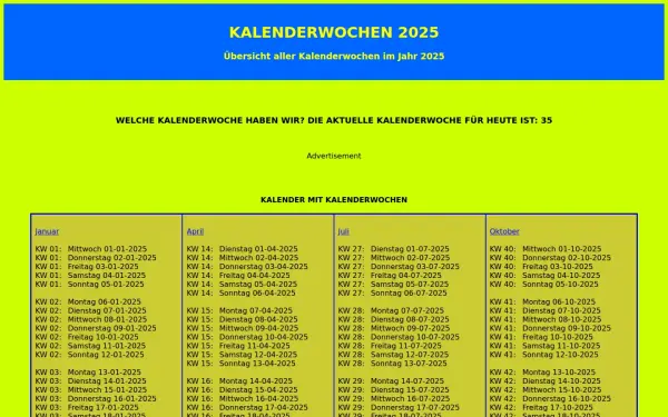 alle-kalenderwochen.de