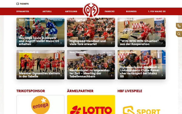 handball.mainz05.de