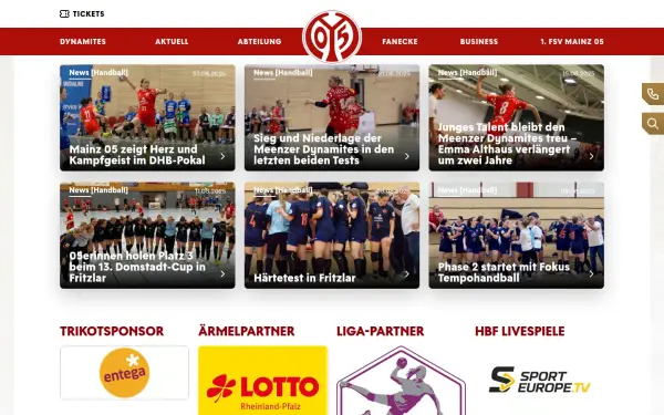 handball.mainz05.de