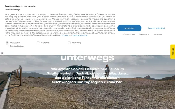 incharge.vattenfall.de