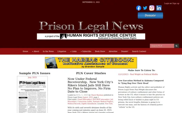 www.prisonlegalnews.org