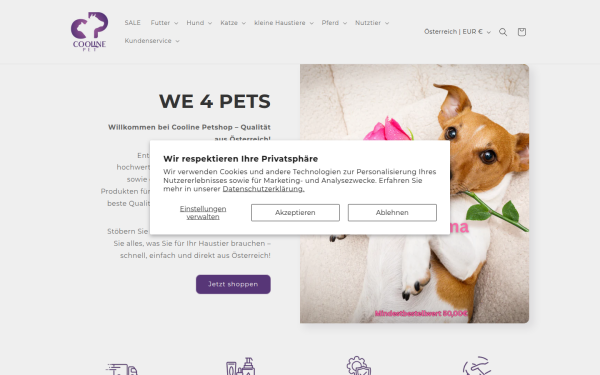 coolinepetshop.at