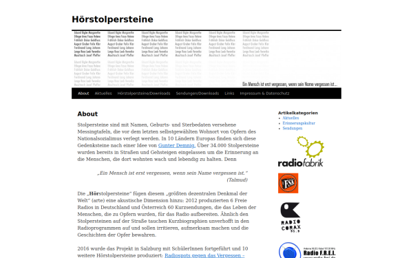 hoerstolpersteine.net