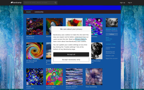 oksanalindek.bandcamp.com