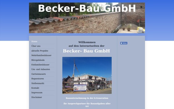 www.bauunternehmung-becker.de