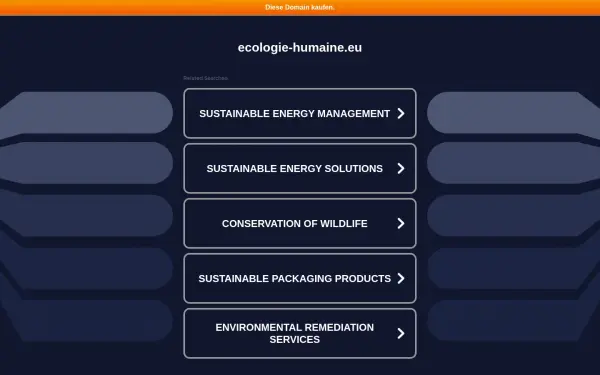 ecologie-humaine.eu