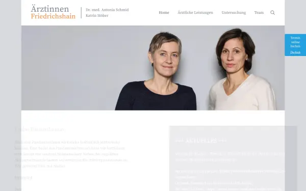 aerztinnenfriedrichshain.de