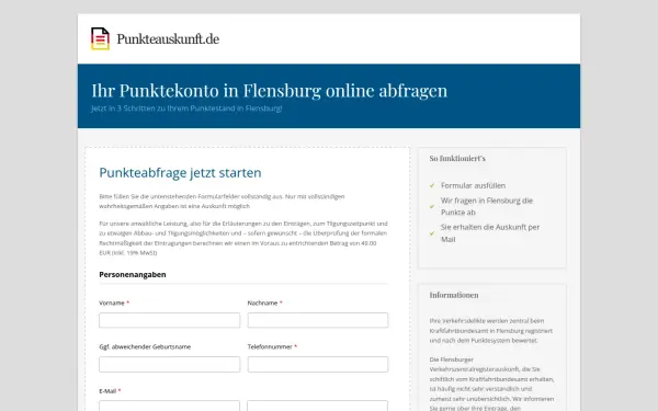 punkteauskunft.de