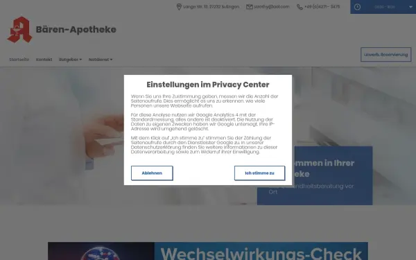 www.baerenapotheke-sulingen-app.de